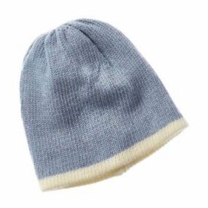 NWT Hat Attack Reversible Tipped Beanie Denim Color